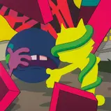 Kaws, Presenting the Past, 2014, Screenprint in colours, on Sanders Waterford paper, the full sheet,