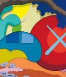 Kaws, You Should Know I Know, 2015, Screenprint in colours, on wove paper, the full sheet,