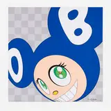 And then and then and then and then and then (Blue) by Takashi Murakami, 1999, offset lithograph in colors, sold Mar 2025