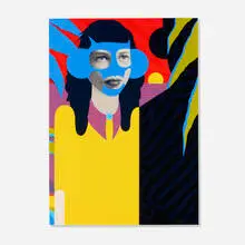 Paul Insect, Demios Your Guiding Light, 2016, screenprint in colors on Arches