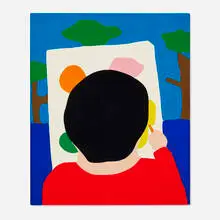 James Ulmer, Painting, 2021, acrylic on canvas