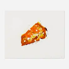 Nate Lowman, Swiss Cheese for Chinati, 2013, linocut and ink on paper