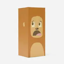 Dabsmyla, Untitled (Pedestal), acrylic on plywood