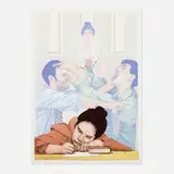 Bezt, Girl's Dream, 2015, screenprint in colors