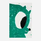 Szabolcs Bozó, Nicolas (Green), 2020, lithograph in colors