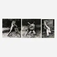Hans Breder, Three works from the Old Man's Creek portfolio, 1971, vintage gelatin silver print mounted to board
