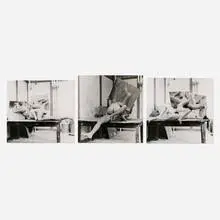 Hans Breder, Three works from Coralville Studio, 1972, vintage gelatin silver print