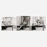 Hans Breder, Three works from Coralville Studio, 1972, vintage gelatin silver print