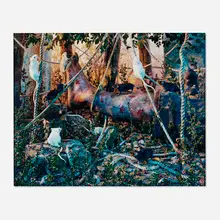 Untitled (leg and mice) by Gregory Crewdson, 1996, C-print mounted to Sintra, sold Mar 2025