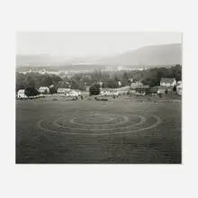 Gregory Crewdson, Untitled (concentric circles) (from the Hover series), 1997, gelatin silver print