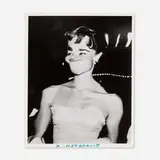 Weegee, Audrey Hepburn, 1959-60, vintage gelatin silver print