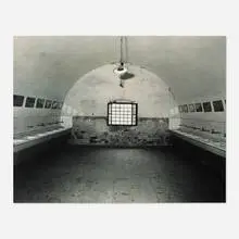 Pavel Baňka, Spiritual Spaces IX, 1996, bleached and toned gelatin silver print