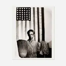 Gordon Parks, Ella Watson, American Gothic, Washington, DC (from the Mother Jones International Fund for Documentary Photography: Civil Rights portfolio), gelatin silver print