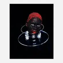 Naomi Sims by Francesco Scavullo, 1972, vintage Cibachrome print, sold Mar 2025