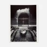 Jerry Uelsmann, Untitled (Hands in Sphere with Cloud-Gate), 1983, gelatin silver print