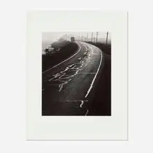 Roger Minick, Truck on Levee, 1968, vintage gelatin silver print
