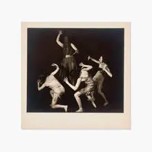 Untitled (Dance Study Four Figures) by František Drtikol, c. 1935, vintage gelatin silver print, sold Mar 2025
