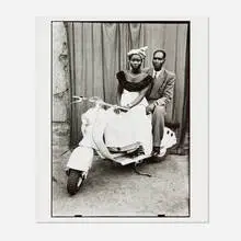 Untitled (Bamako, Mali) by Seydou Keïta, gelatin silver print, sold Mar 2025