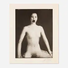 David Bailey, Scream, 1983, platinum palladium print