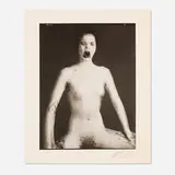 David Bailey, Scream, 1983, platinum palladium print