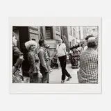Garry Winogrand, John Huston, Annie set, Burbank