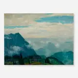 John F. Carlson, Mountain Mists, oil on board