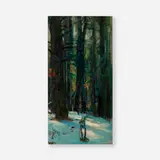 John F. Carlson, Mountain Path, oil on canvas board