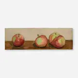 Robert Kulicke, Untitled (Apples), oil on masonite