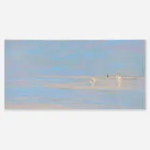 Robert R. Bliss, Blue Beach, c. 1960, oil on Masonite