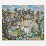 Walter Elmer Schofield, Spring in Devon, c. 1935, oil on canvas