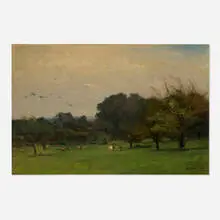 George Inness, In the Orchard, c. 1885, oil on canvas