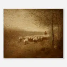 Louis Paul Dessar, Silvery Morning, 1917, oil on canvas