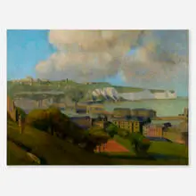 Graham Bell, The White Cliffs of Dover, oil on canvas