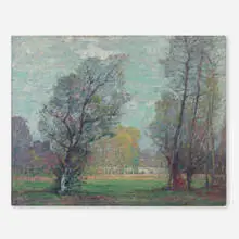 Robert Vonnoh, Summer Landscape, oil on canvas