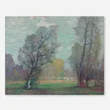 Robert Vonnoh, Summer Landscape, oil on canvas