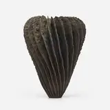 Ursula Morley Price, Brown Twist Form, glazed stoneware