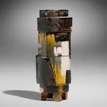 Christopher Russell, Slim Stack from the Stack Collection, 2021, hand-built and glazed earthenware