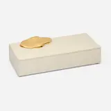 Achille Salvagni, Melt Parchment, 2018, parchment over oak, 24k gold-plated bronze