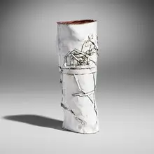 June Schwarcz, Vessel #2505, 2014, enameled copper