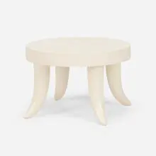 William Sofield, No. 1 of Limited Edition Tusk Table In Ivory Lacquer, 1990 / 2022, lacquered wood