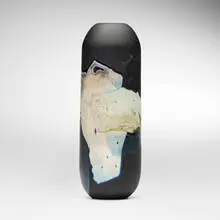 Untitled (from the Contiguous Fragment series) by Joel Philip Myers, 1990, hand-blown and applied glass, sold Nov 2025