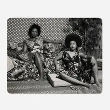 Mickalene Thomas, A Moment's Pleasure in Black and White, gelatin silver print mounted to Sintra