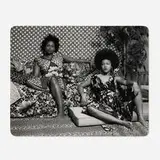 Mickalene Thomas, A Moment's Pleasure in Black and White, gelatin silver print mounted to Sintra