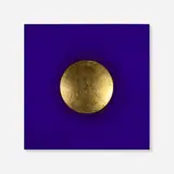 Lita Albuquerque, Untitled, 2015, pigment on panel with gold leaf