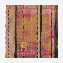 Susan Hefuna, Untitled, 1988, mixed media tapestry