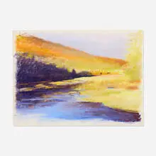 Valley by Wolf Kahn, 1996, pastel on paper, sold Nov 2025