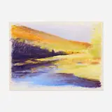 Wolf Kahn, Valley, 1996, pastel on paper