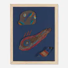 Betty Parsons, Self Portrait, 1978, mixed media construction in artist's frame