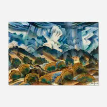 Tony Abeyta, Chamisa Bend, c. 2000, watercolor on paper