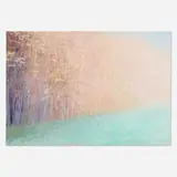 Wolf Kahn, Spring at the Edge of the Wood, c. 1984, oil on canvas